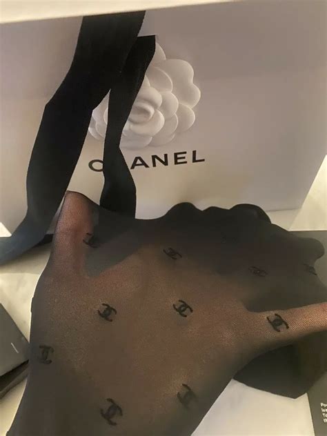 chanel white socks|chanel tights price.